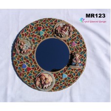 Little Girls Mosaic Wall Mirror, Handmade Look Great in your Home MR123   253784857450